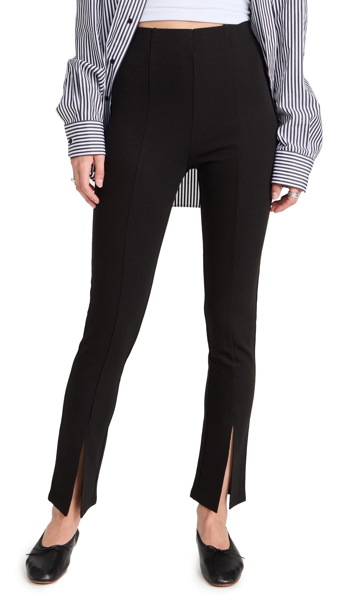 English Factory Women's Front Slit Pants