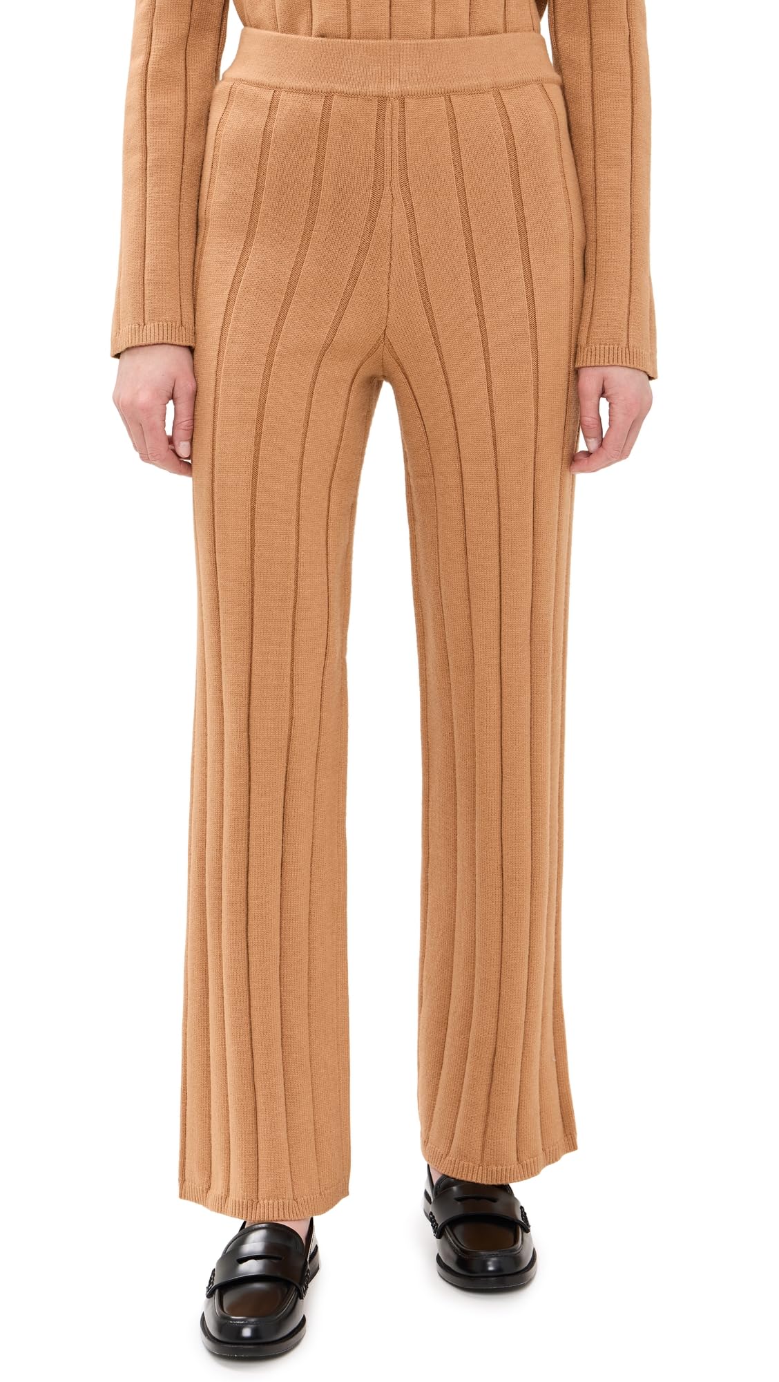 English Factory Women's Texture Knit Pants